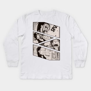 Izumi Curtis Fullmetal Alchemist Brotherhood Hagane No Renkinjutsushi Manga Panel Kids Long Sleeve T-Shirt